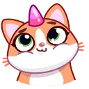 A Unicorn Cat 스티커