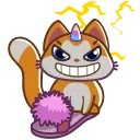 A Unicorn Cat 스티커