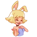 Miss Bunny 스티커