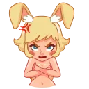 Miss Bunny 스티커