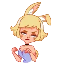 Miss Bunny 스티커