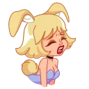 Miss Bunny 스티커