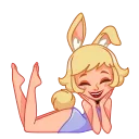 Miss Bunny 스티커