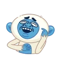 Blue Monkey 스티커