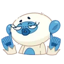 Blue Monkey 스티커