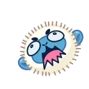 Blue Monkey 스티커