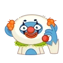 Blue Monkey 스티커