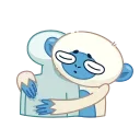 Blue Monkey 스티커