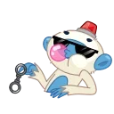 Blue Monkey 스티커