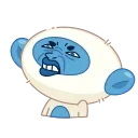 Blue Monkey 스티커