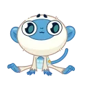 Blue Monkey 스티커