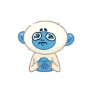 Blue Monkey 스티커