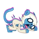 Blue Monkey 스티커