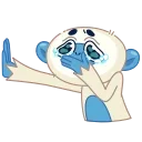 Blue Monkey 스티커