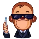 Monkey Puppet 스티커