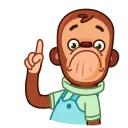 Monkey Puppet 스티커
