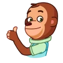 Monkey Puppet 스티커