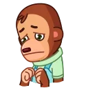 Monkey Puppet 스티커