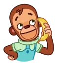 Monkey Puppet 스티커