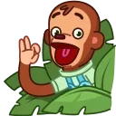 Monkey Puppet 스티커
