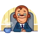 Monkey Puppet 스티커