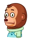 Monkey Puppet 스티커