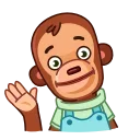 Monkey Puppet 스티커