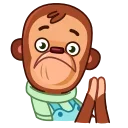 Monkey Puppet 스티커