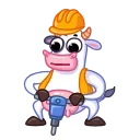 Cow 스티커