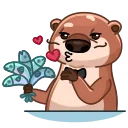 Hotter Otter 스티커