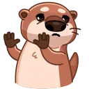 Hotter Otter 스티커