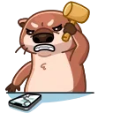 Hotter Otter 스티커