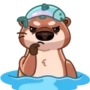 Hotter Otter 스티커