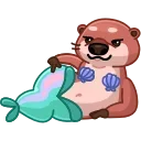 Hotter Otter 스티커