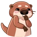Hotter Otter 스티커