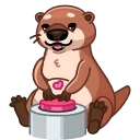 Hotter Otter 스티커