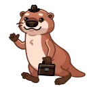 Hotter Otter 스티커