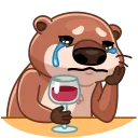 Hotter Otter 스티커