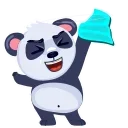 Panda Amanda 스티커