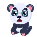 Panda Amanda 스티커