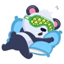 Panda Amanda 스티커