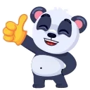 Panda Amanda 스티커