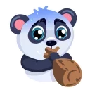 Panda Amanda 스티커