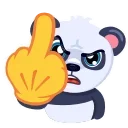 Panda Amanda 스티커