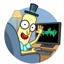 Mr. Poopybutthole 스티커