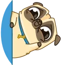Penny Pug 스티커