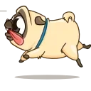 Penny Pug 스티커