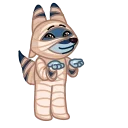 Mummy Jackal 스티커