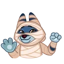 Mummy Jackal 스티커