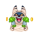 Mummy Jackal 스티커